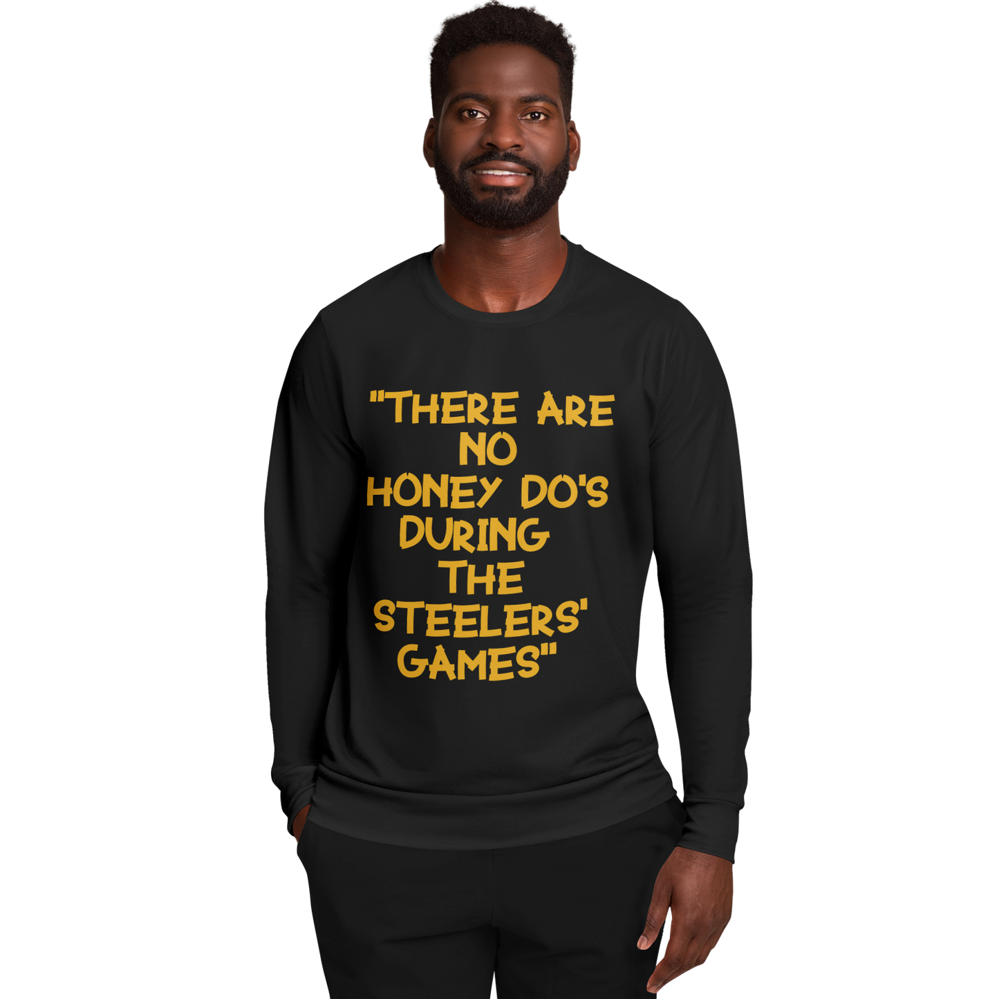Honey Do's Black Yellow Long Sleeve Shirt