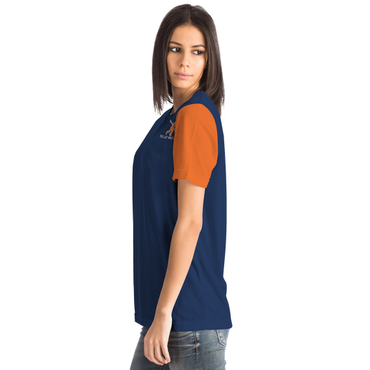 Detroit Blue Orange Short Sleeve Shirt