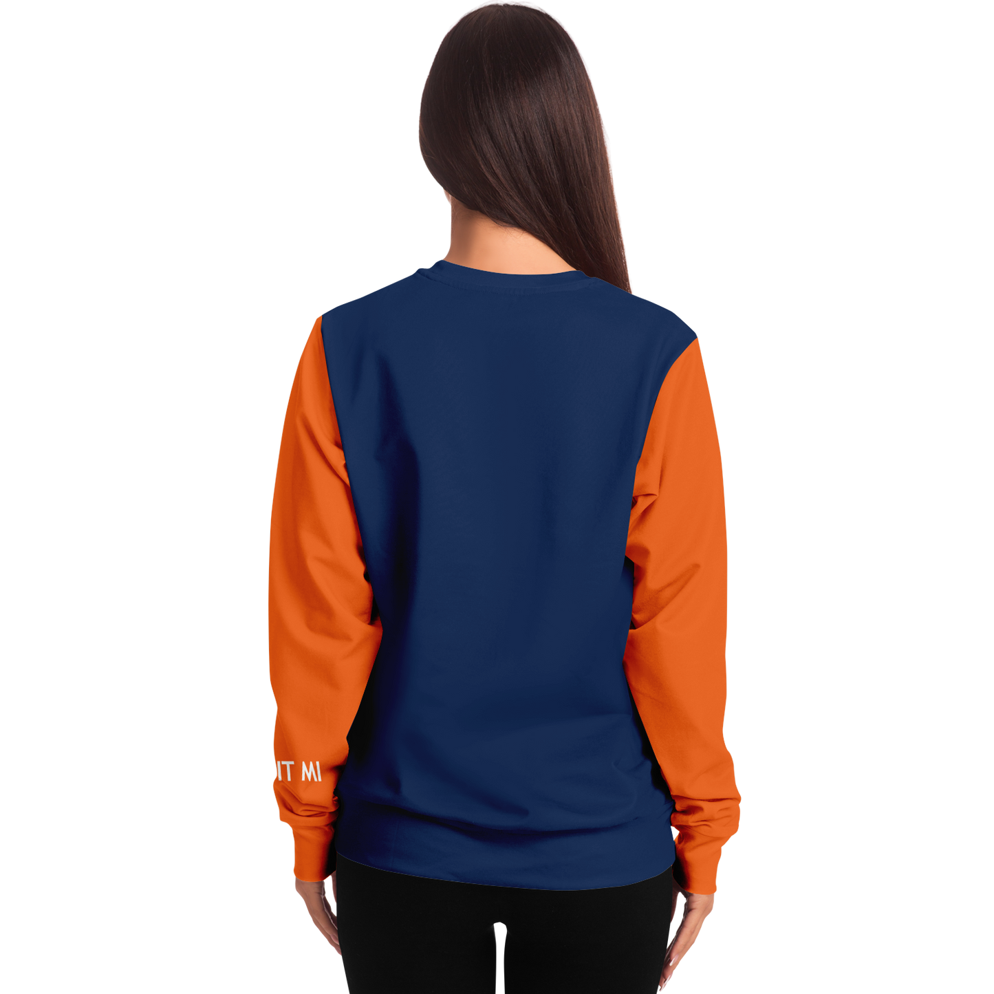 Detroit Blue Orange Long Sleeve Shirt