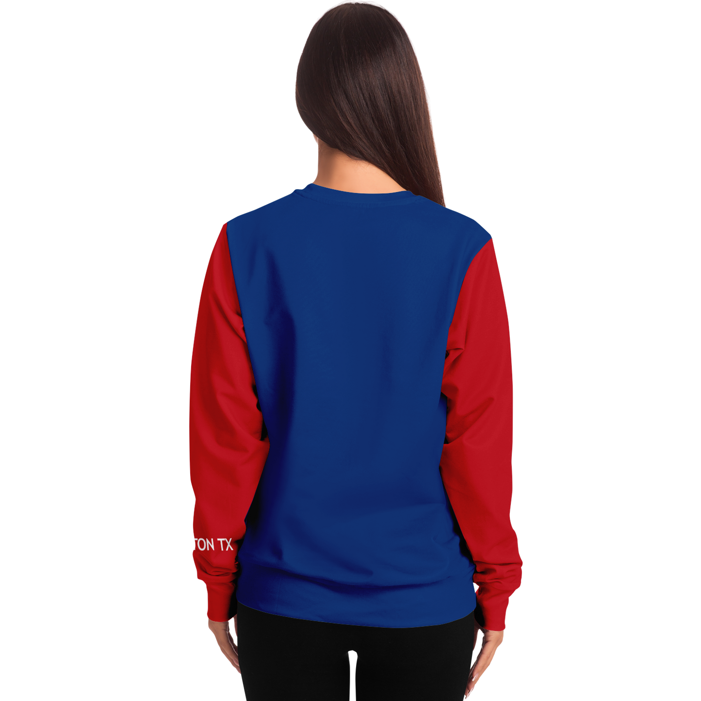 Texas Blue Red Long Sleeve Shirt