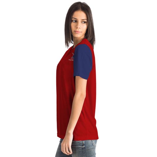 Washington Red Blue Short Sleeve Shirt