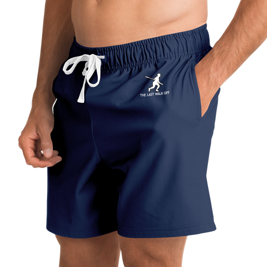 New York Men's Navy Blue Shorts