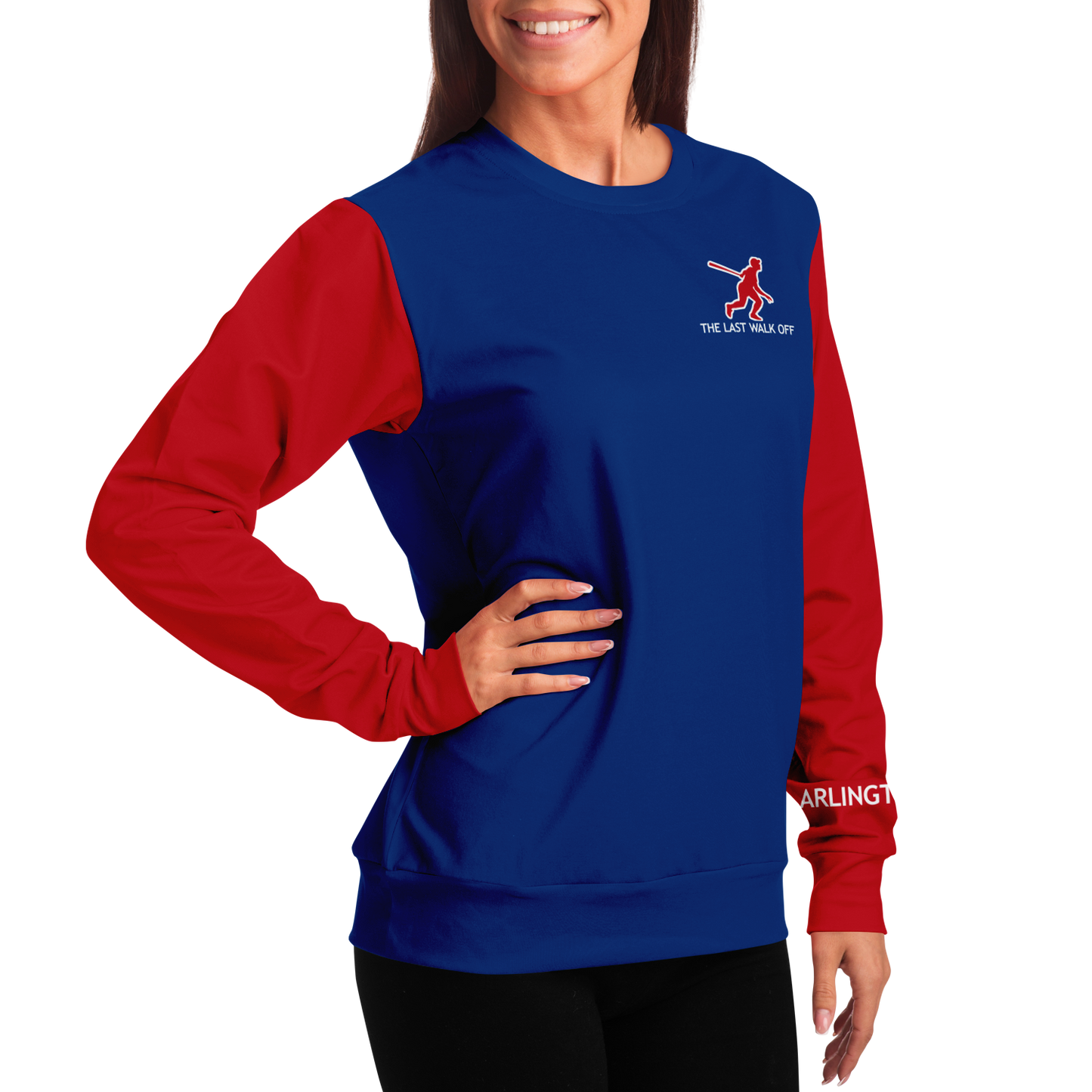 Texas Blue Red Long Sleeve Shirt