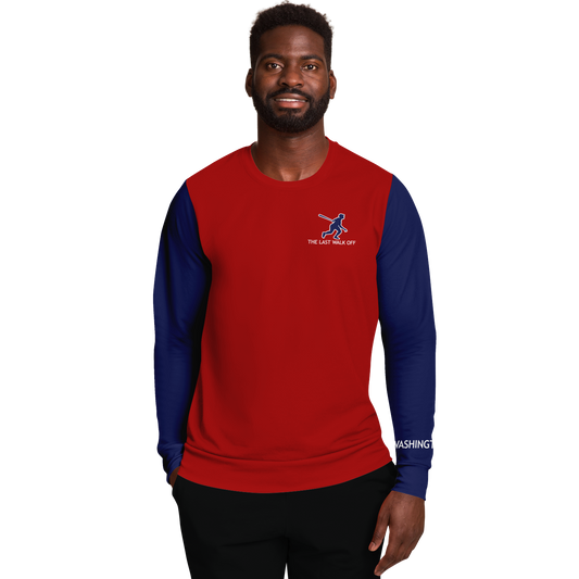 Washington Red Blue Long Sleeve Shirt