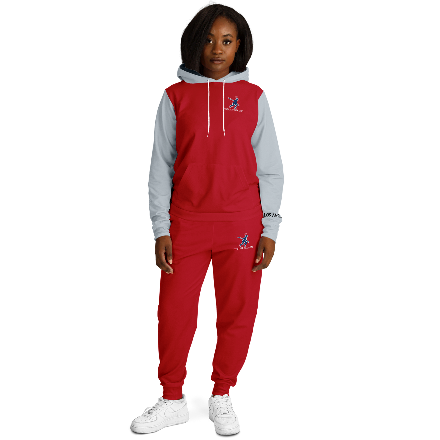 Los Angeles Red Hoodie and Joggers
