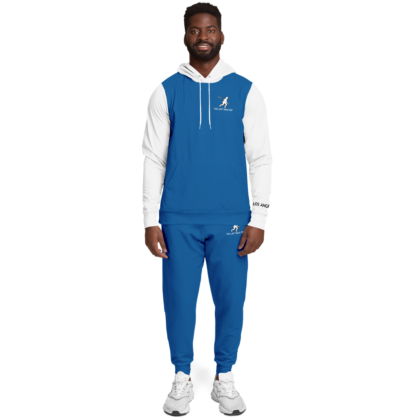 Los Angeles Blue White Hoodie and Joggers