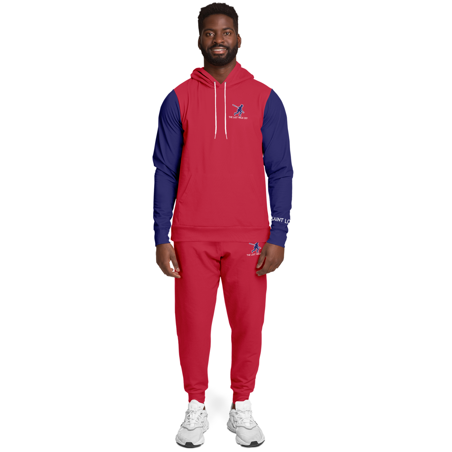 Saint Louis Red Navy Blue Hoodie and Joggers