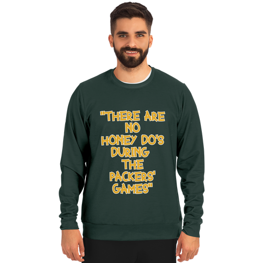 Honey Do's Dark Green Yellow Long Sleeve Shirt