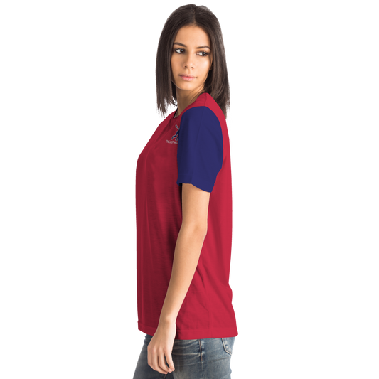 Saint Louis Red Blue Short Sleeve Shirt