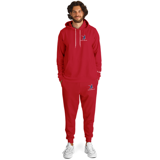 Los Angeles Red Hoodie and Joggers TWO