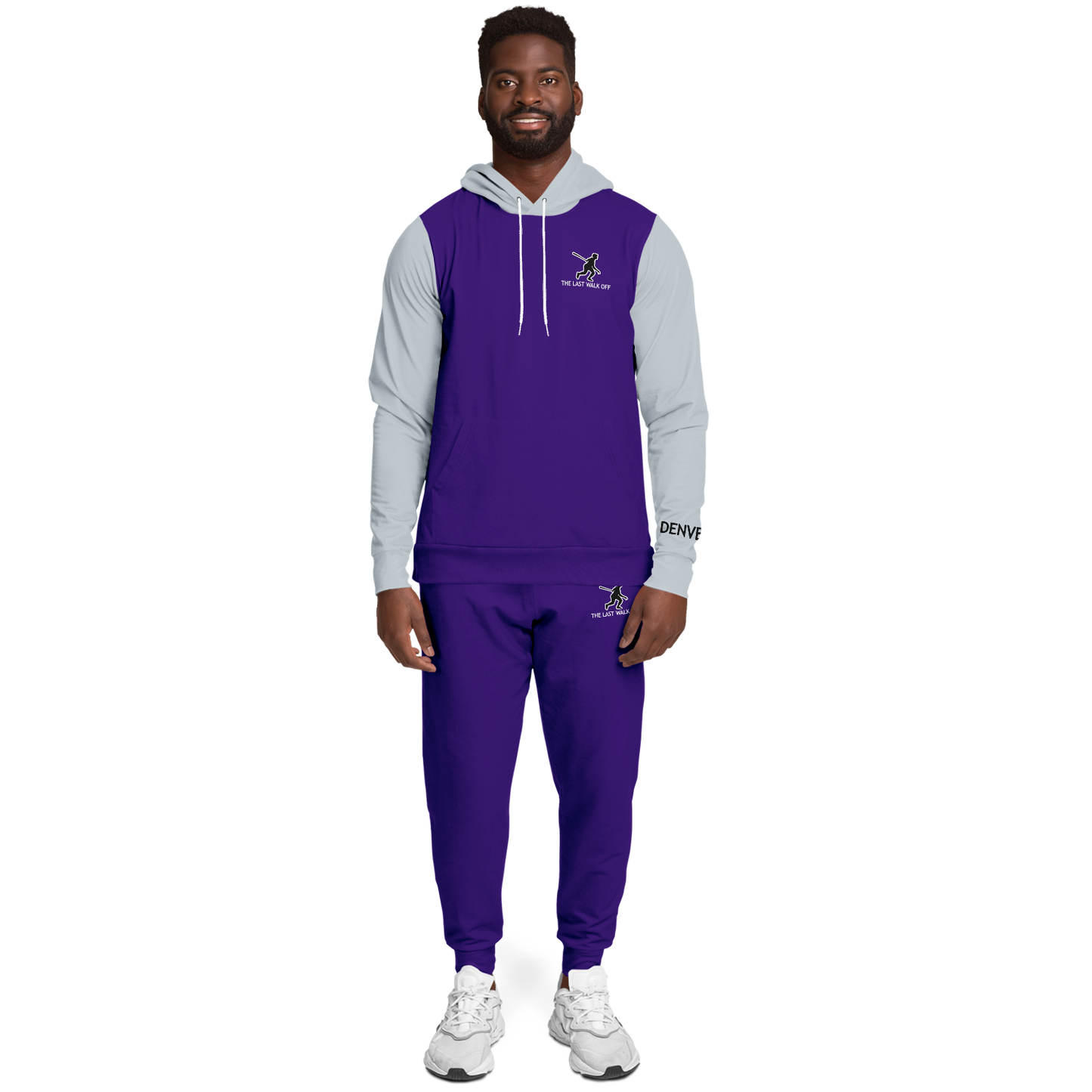 Denver Purple Silver Hoodie and Joggers