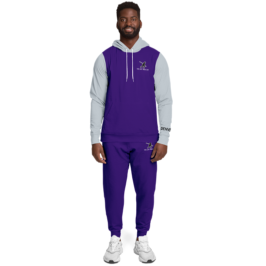 Denver Purple Silver Hoodie and Joggers