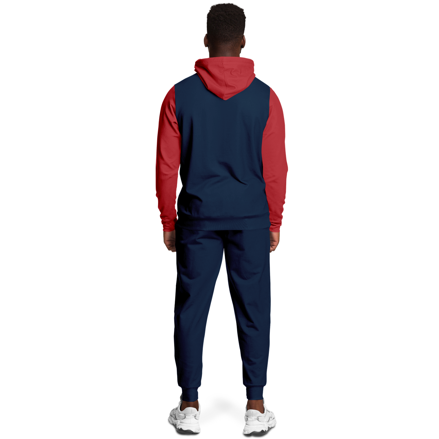 Boston Navy Blue Red Hoodie and Joggers