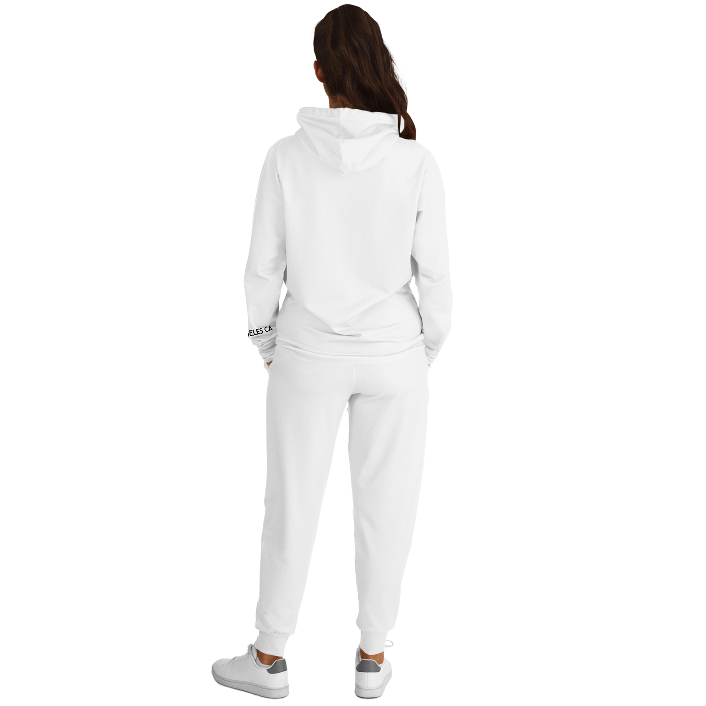 Los Angeles White Hoodie and Joggers TWO