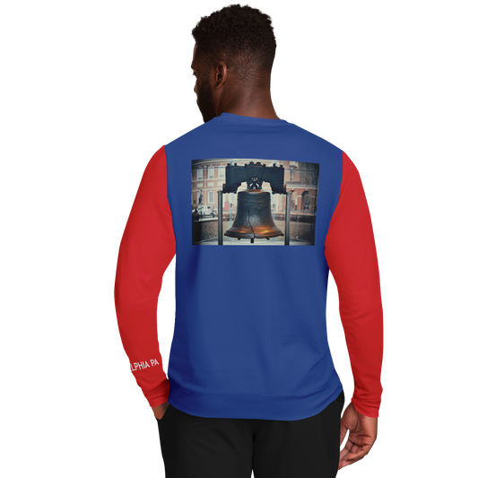 Philadelphia Blue Red Long Sleeve Shirt Liberty Bell