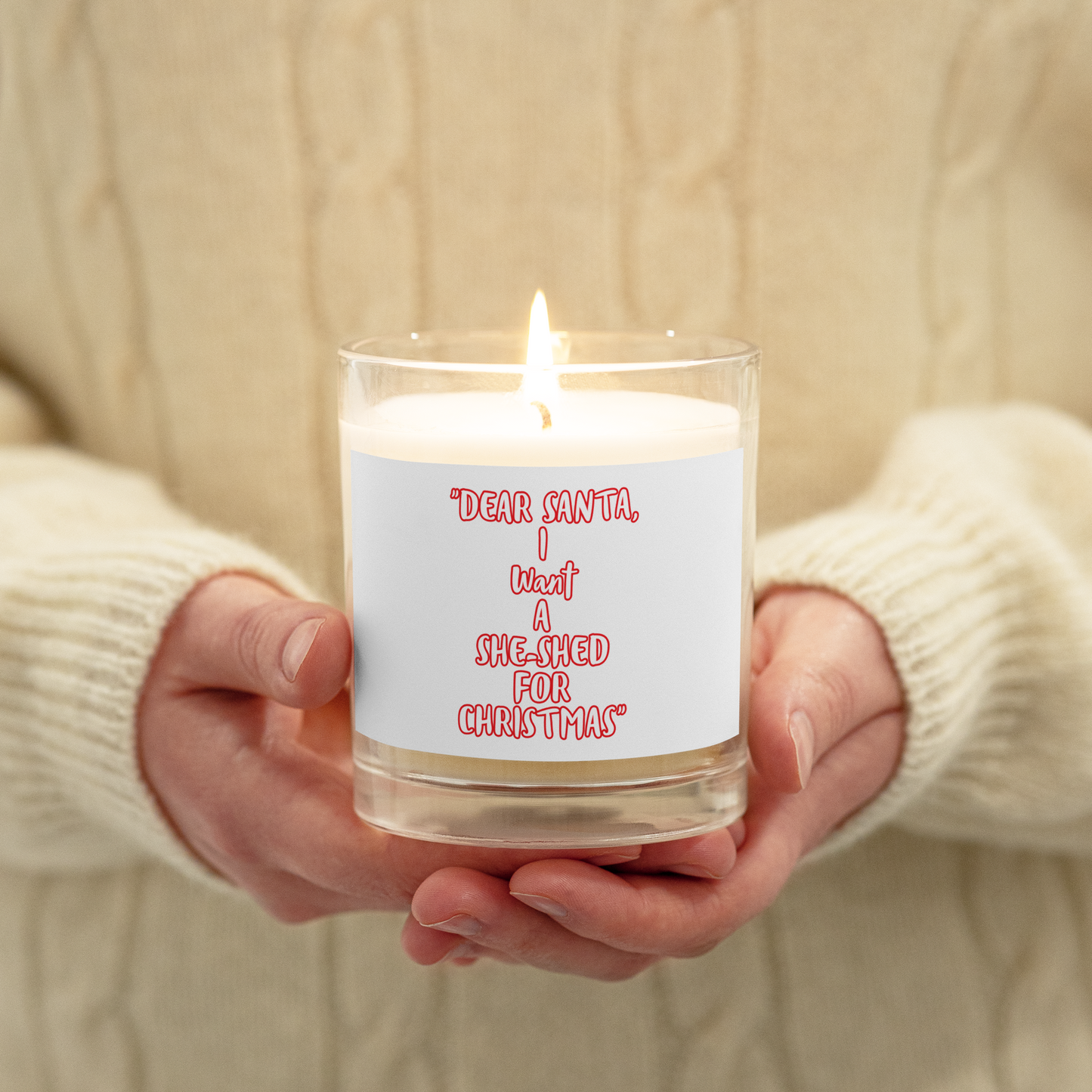 I Want a She-Shed Candle