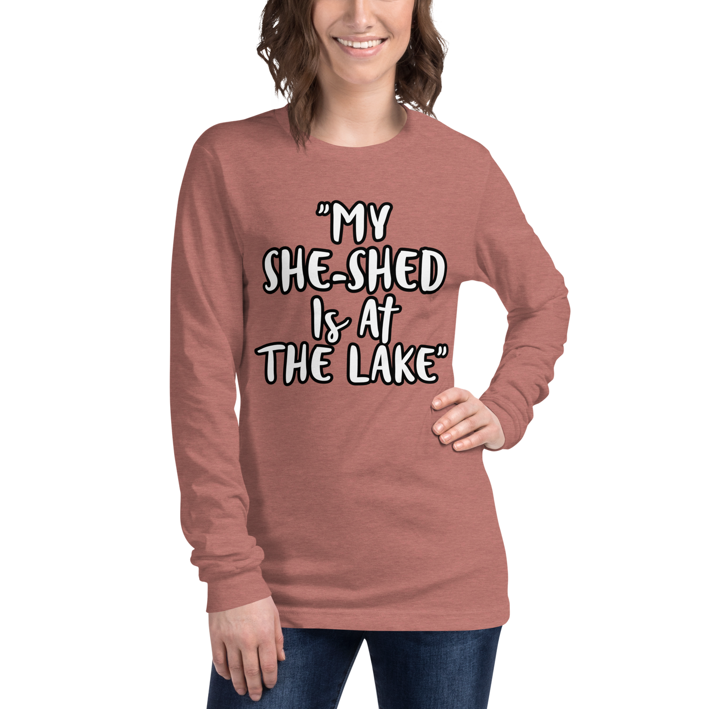 She-Shed Lake Long Sleeve Shirt