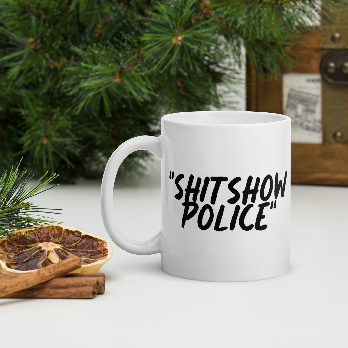 Show Police White Mug