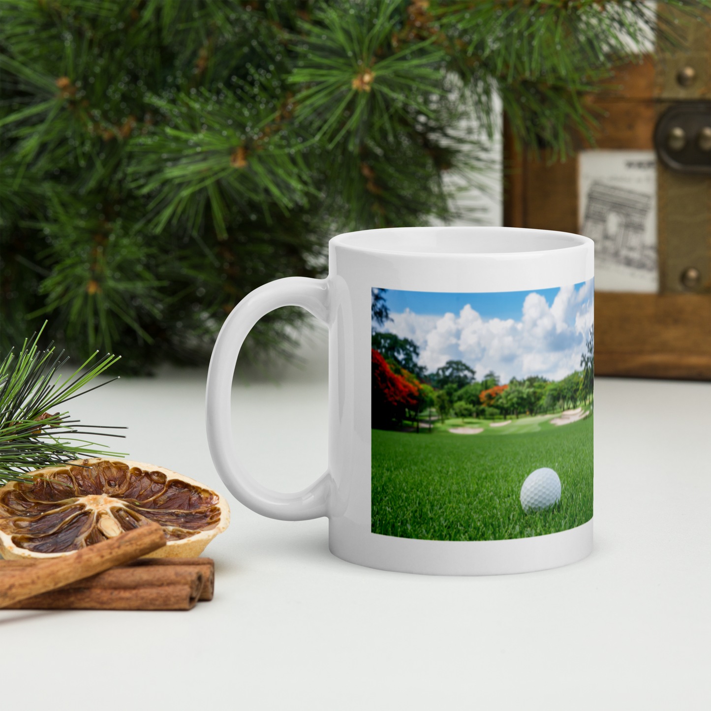 Best Shot Golf White Mug