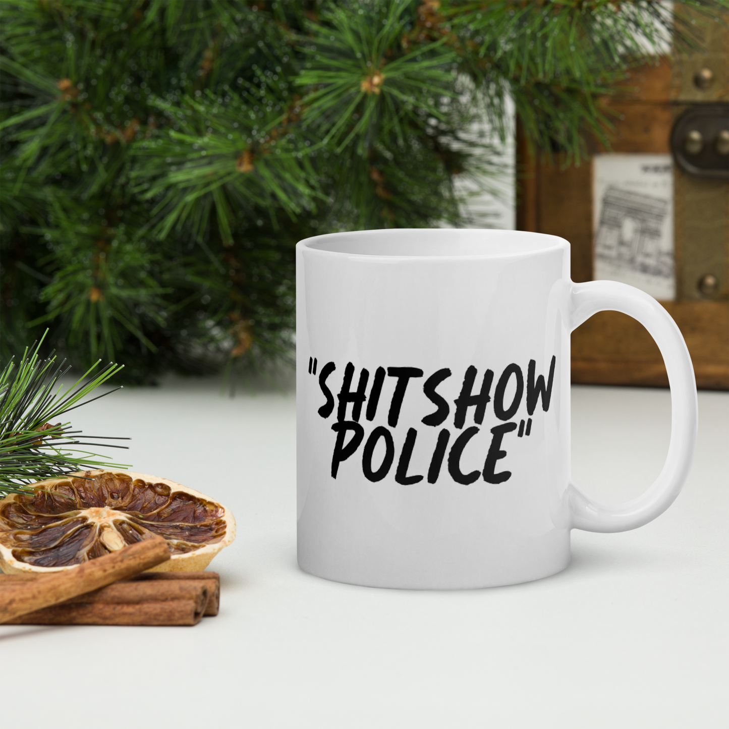 Show Police White Mug